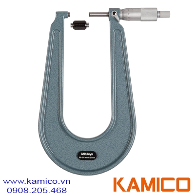 118-110 Panme cơ khí đo tấm 25-50mm x0.01mm Mitutoyo