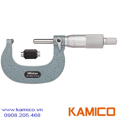 115-216 Panme cơ khí đo ống 25-50mm, đầu đo hình cầu