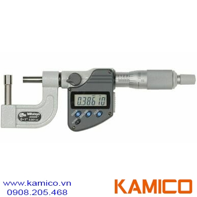 395-364-30 Panme điện tử đo thành ống 0-25mm (0-1”) x0.001
