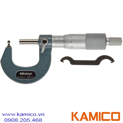 115-308 Panme cơ khí đo thành ống 0-25mm x0.01mm