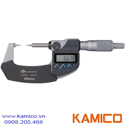 342-251-30 Panme điện tử đầu nhọn 0-25mm x0.001mm