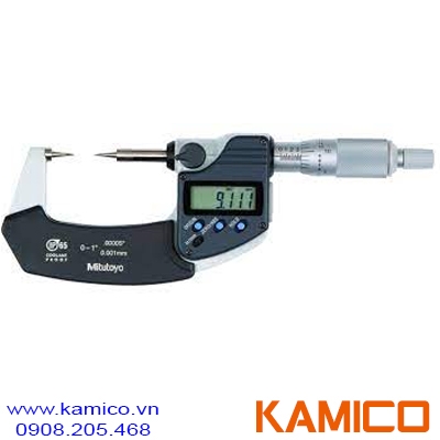 342-351-30 Panme điện tử đầu nhọn 0-25mm (0-1”) x0.001