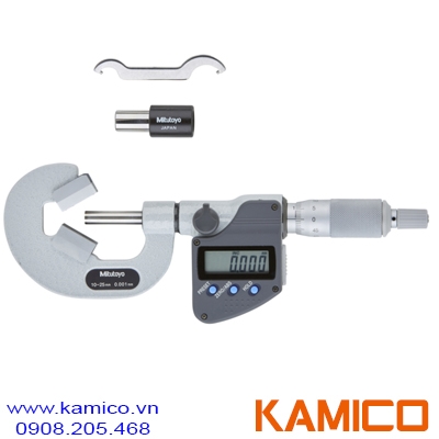 314-252-30 Panme điện tử 10-25mm x0.001, Anvil dạng V