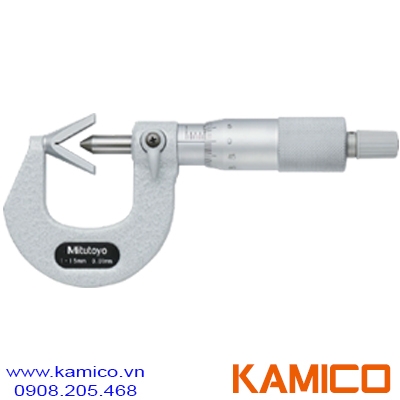 114-101 Panme cơ khí 1-15mm x0.01mm , Anvil dạng V