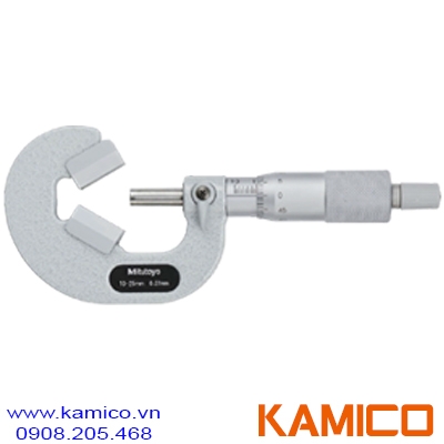 114-102 Panme cơ khí 10-25mm x0.01mm , Anvil dạng V