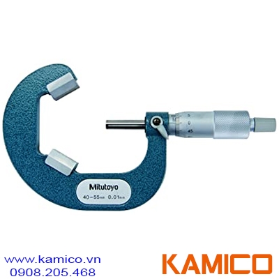 114-104 Panme cơ khí 40-55mm x0.01mm , Anvil dạng V