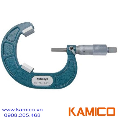 114-105 Panme cơ khí 55-70mm x0.01mm , Anvil dạng V