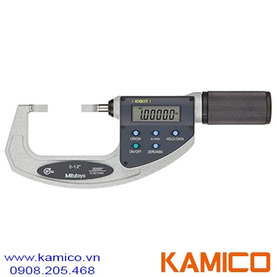 422-421-20 Panme điện tử mỏ dẹt 0-30mm (0-1.2”), loại đo nhanh