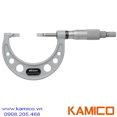 122-102-10 Panme cơ khí mỏ dẹt 25-50mm x0.01 Mitutoyo