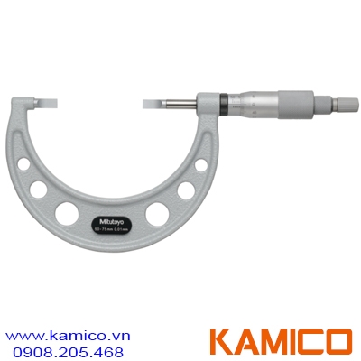 122-103-10 Panme cơ khí mỏ dẹt 50-75mm x0.01 Mitutoyo