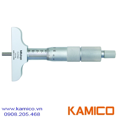 129-154 Thước đo sâu cơ khí 0-25mm x0.01mm Mitutoyo