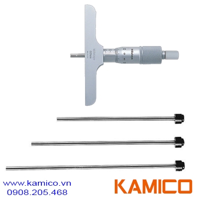 129-115 Thước đo sâu cơ khí 0-100mm x0.01mm Mitutoyo