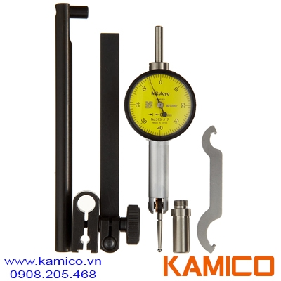 513-517T Đồng hồ so chân gập 0.8mm x0.01mm, Loại bỏ túi