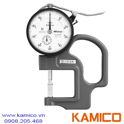 7315A Đồng hồ so cơ khí đo độ dày 0-10mm x0.01mm