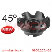 Đài dao phay khỏa mặt tốc độ cao 45° Vertex-HCB Series