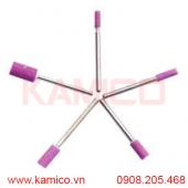 Đá mài gốm đánh bóng kim loại WA Vertex